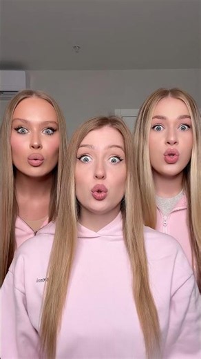 POLI, sister Varya and Masha Gerber "Why" trend