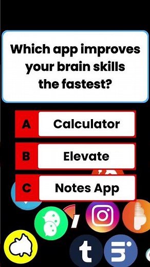 Only 1% People Know This Brain App 🤯 | I Tested 3 Apps for IQ Boost 🧠⚡ #BrainQuiz #ElevateApp