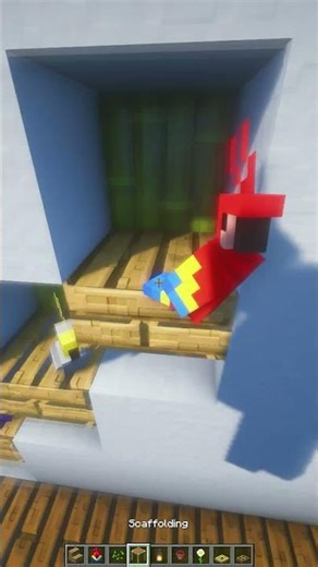 Parrot Paradise 🦜 #minecraft #decor #tutorial