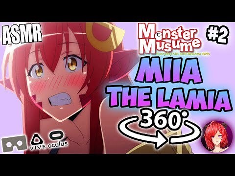 Miia Stays With You At Night~ [ASMR] 360: Monster Musume: Miia Roleplay #2 360 VR