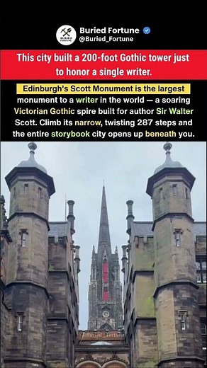 Scotland's Storybook Capital of Gothic Wonders 🏰🏴󠁧󠁢󠁳󠁣󠁴󠁿 #shorts #trending #viral #history #facts