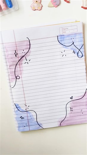 🪷💓front Page ideas draw for project file and books #art#frontpage #drawing #diy✨