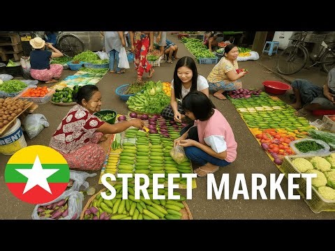 A Walk Through 26th Street Market – Downtown Yangon 🇲🇲