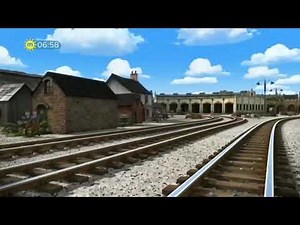 Thomas and friends fastest red engine on sodor James crash in tidmouth sheds