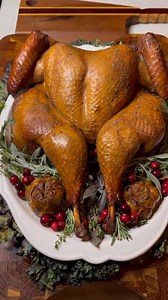 REPOST from @seattlebutcherswife . Gobble Gobble! Who makes the turkey at your house? This bird was smoked on my #yodersmokers YS640S with this Holiday Turkey Flavor Kit. It comes with a wet brine mix, rub and a sauce. The brine gave some good flavor under the skin and it was moist considering I didn't inject or rub butter under the skin. Rave reviews from the family. I brined it overnight and then smoked it at 275° with @royaloakcharcoal 1 charcoal pellets until the breast hit temp. I smoked ga