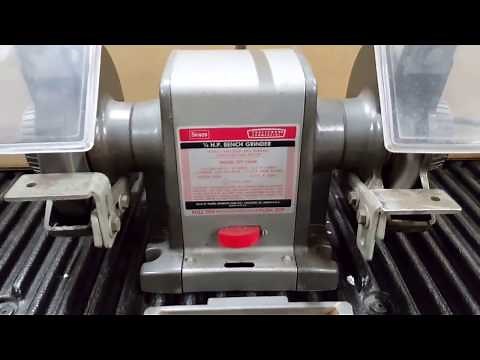 My 1/2hp Craftsman Commercial Block Bench grinder