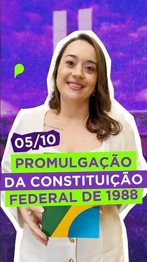 Promulgação da Constituição Federal de 1988