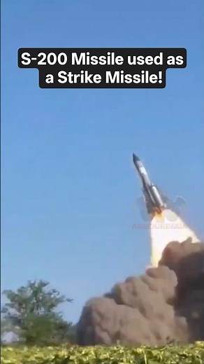 Ukraine Turns S-200 Air Defense Missile into a Strike Weapon