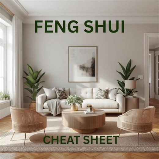 Feng Shui Cheat Sheet and Home Planner - Etsy