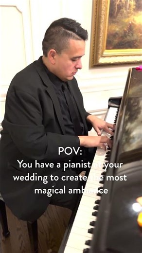 A Grand Piano at Cocktail Hour | Live Wedding Entertainment at The Park Savoy, NJ