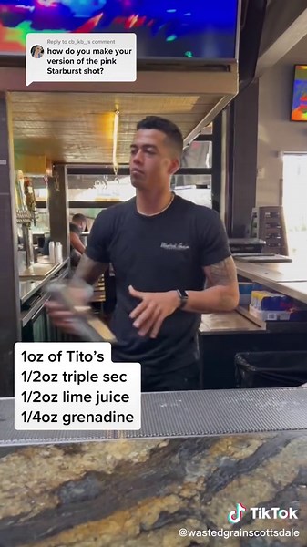 Delicious Pink Starburst Shot Recipe with Titos and Starburst