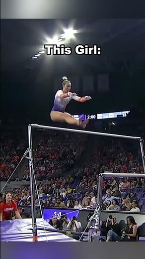 This looks pretty bad 😬 good thing she’s ok #gymastics #unevenbars #fails