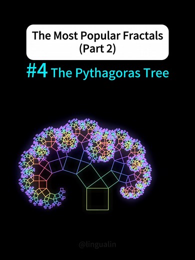 The Most Popular Fractals Part 2 #learnontiktok #fyp #math #mathematics #geometry #satisfying #art #physics #science #infinity #fractal #animation