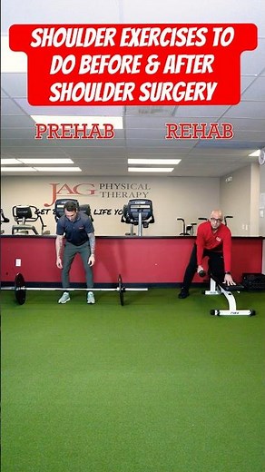The BEST Shoulder Exercises To Do Before & After Shoulder Surgery 💪 | #prehab #rehab