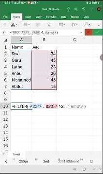 FILTER Formula in Excel – Extract Data in Seconds #excel #exceltips #excelshorts