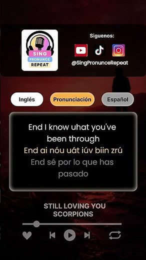 Aprende a pronunciar Still Loving You