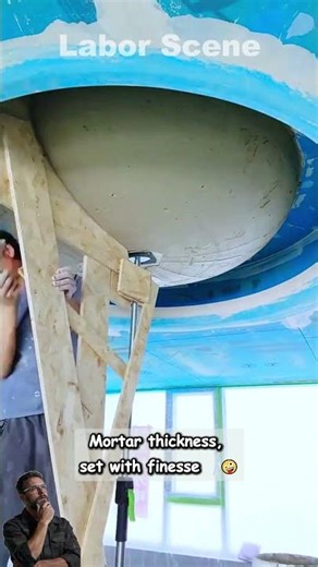 This sphere ceiling trick: one mold, zero error, save this now 😱