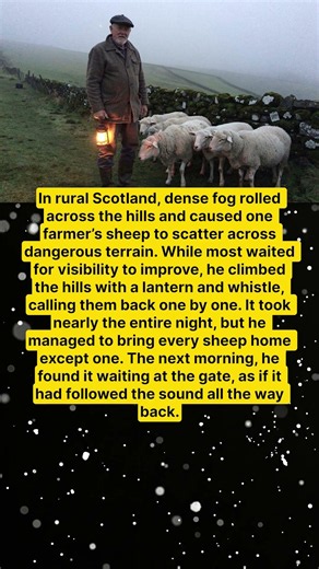 THE FARMER WHO SAVED THE LOST SHEEP 🐑🌫️
