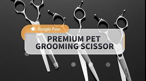 Dog Thinning Shears, 18 Teeth Sharp Pet Scissors for Dog Hair Clippers,Professional Dog Thinning Shears for Dog Hair Remover, Durable Pet Grooming Thinning Scissors Tool,7” Chunkers