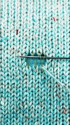 💖 How to Fix a Pulled Thread on a Wool Sweater (Easy Trick!)