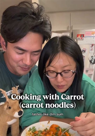This may be TWO ingredients but it took TOO long ok. Also, now you know about Carrot’s origin story 🌝 #viralrecipe #carrotnoodle #carrotrecipe #essa