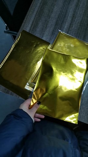 metallic adhesive paper#GetCrackin #papermaking #glossy #metalart