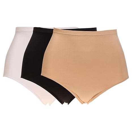 Rhonda Shear 3-pack Seamless Natural Waist Panty | HSN