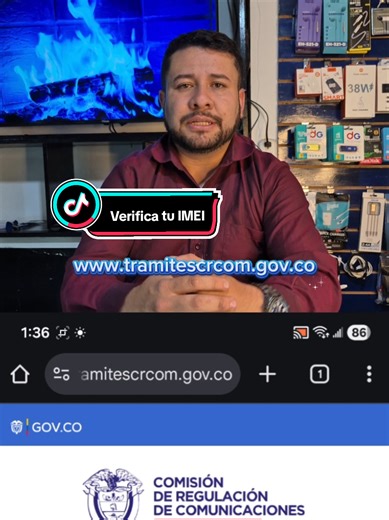 Verificar el estado de tu IMEI es Colombia 🇨🇴 es muy fácil y solo te toma un minuto, sigue estos pasos y comenta si te funcionó. #IMEI #Celulares #Android #Colombia #Tecnología 📲🇨🇴