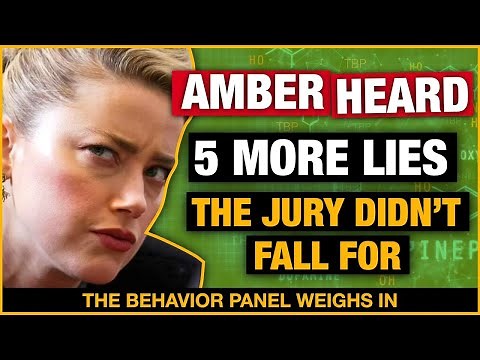 💥 Five MORE Lies Amber Heard Told the Jury Did NOT Believe