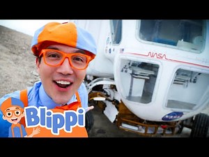 NEW Space Excavator Singalong! | Blippi | Little Bus Kids Songs