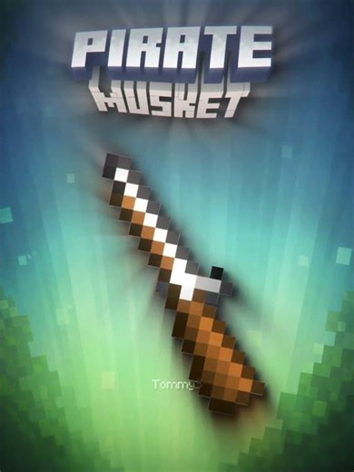 Pirate Musket In Minecraft | #minecraft #mods #fyp #viral