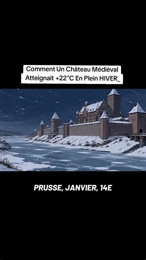 Comment un château médiéval atteignait 22°C en plein hiver