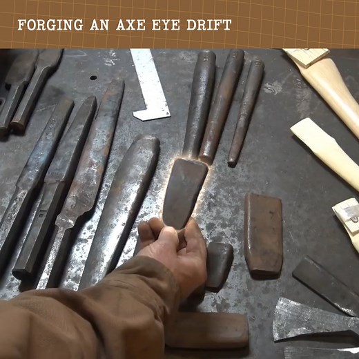 104K views · 2.8K reactions | One of the Basics of Blacksmithing: Forging an Axe Eye Drift | Black Bear Forge | Facebook