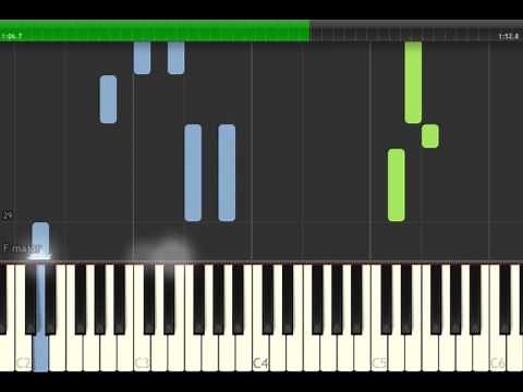 Piano tutorial: Arcade Fire - Song on the beach (Her soundtrack) (Synthesia)