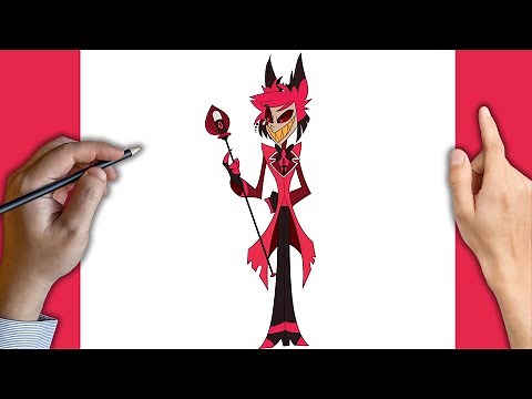 Como Dibujar Alastor | Hazbin Hotel | Paso a Paso