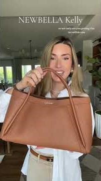 NEWBELLA Kelly Vegan Leather Tote Bag for Women Top Handle Bag, Hobo Shoulder Handbag with Purse