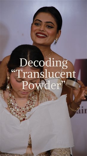 HSM School of Makeup & Hair |📍Mumbai on Instagram: "Translucent powder: the key to longevity and balance in any makeup look. Learn when and how to use it for optimal results. 💎 Next Makeup Diploma Batch starts 5th December 2025. WHATSAPP 8850805846 #MakeupArtistTips #ProMakeup #mumbaimakeupacademy #bestmakeupacademy #makeupcourse"