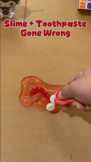 Slime x Toothpaste FAIL 😭 #slime #slimeasmr #asmr #shortvideo #shorts