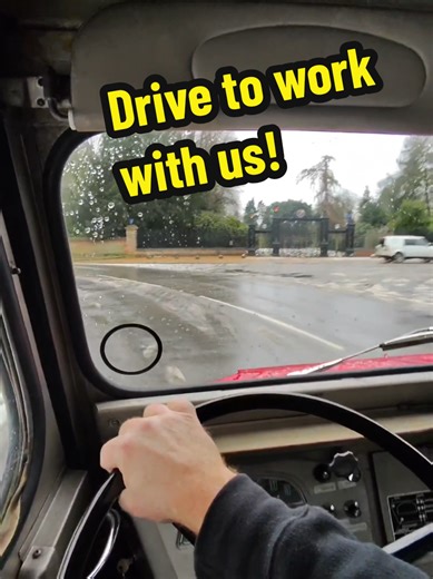Drive to work with us in our Pizza Van on a cold snowy afternoon. We have a 1967 Citroen HY van. #pizza #van #vintage
