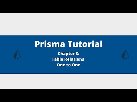 Prisma Tutorial - Chapter 3 - One To One Relation