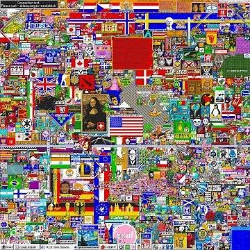 Final /r/place 2017 Timelapse - Start to Finish