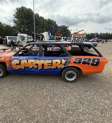 Banger Racing Chaos with Michael Carter at Mildenhall