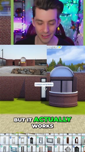 Sims 4 Secret Window Trick for Custom Designs