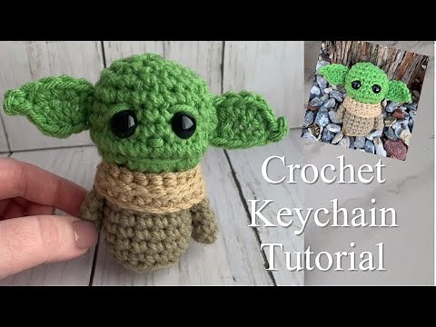 Baby Yoda keychain: quick and easy (45 minutes tutorial)