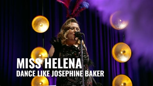 Miss Helena - Dance like Josephine Baker | Live-on-tape bij Djammen | Helena Vegter