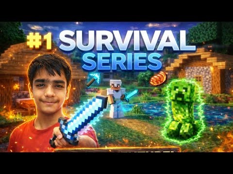 Minecraft Survival Series #1 | First Night 😱