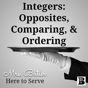 Integers: Opposites, Comparing and Ordering Video