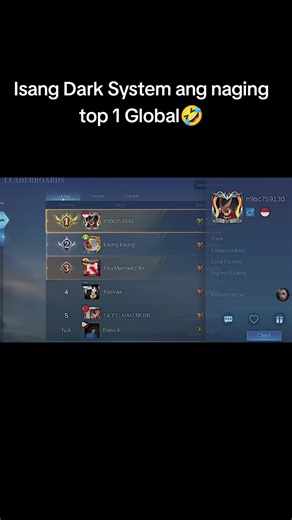 Iba talaga nagagawa ng mga Dark System 🤣🤣🤣#CapCut #fyp #MLBB #MakeYourGoldenMoment #Mobilelegendsbangbang