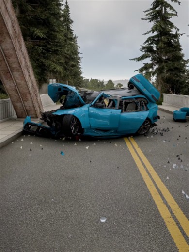 how realistic of beamng drive with dlss5 #beamng #fov #carcrash #dlss5 #nvidia