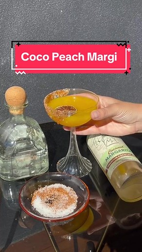 OK this is so EASY and tastes SO GOOD 🍹 wanna try our Coconut Peach Margarita Recipe -> • Add half a Mango to a shaker and muddle up to release the juices • Top up with 75ml of Mr. Consistent Coconut Margarita Mixer (or you could use My Spicy Margi Mix too) • Then add 45ml of Tequila or water if you want a mocktail • Throw in a handful of ice and shake shake shake • Strain into a Tajin rimmed cocktail glass and garnish with a dried lime 👌🏼 Tasty, easy, perfection. Get onto it now #cocktails #